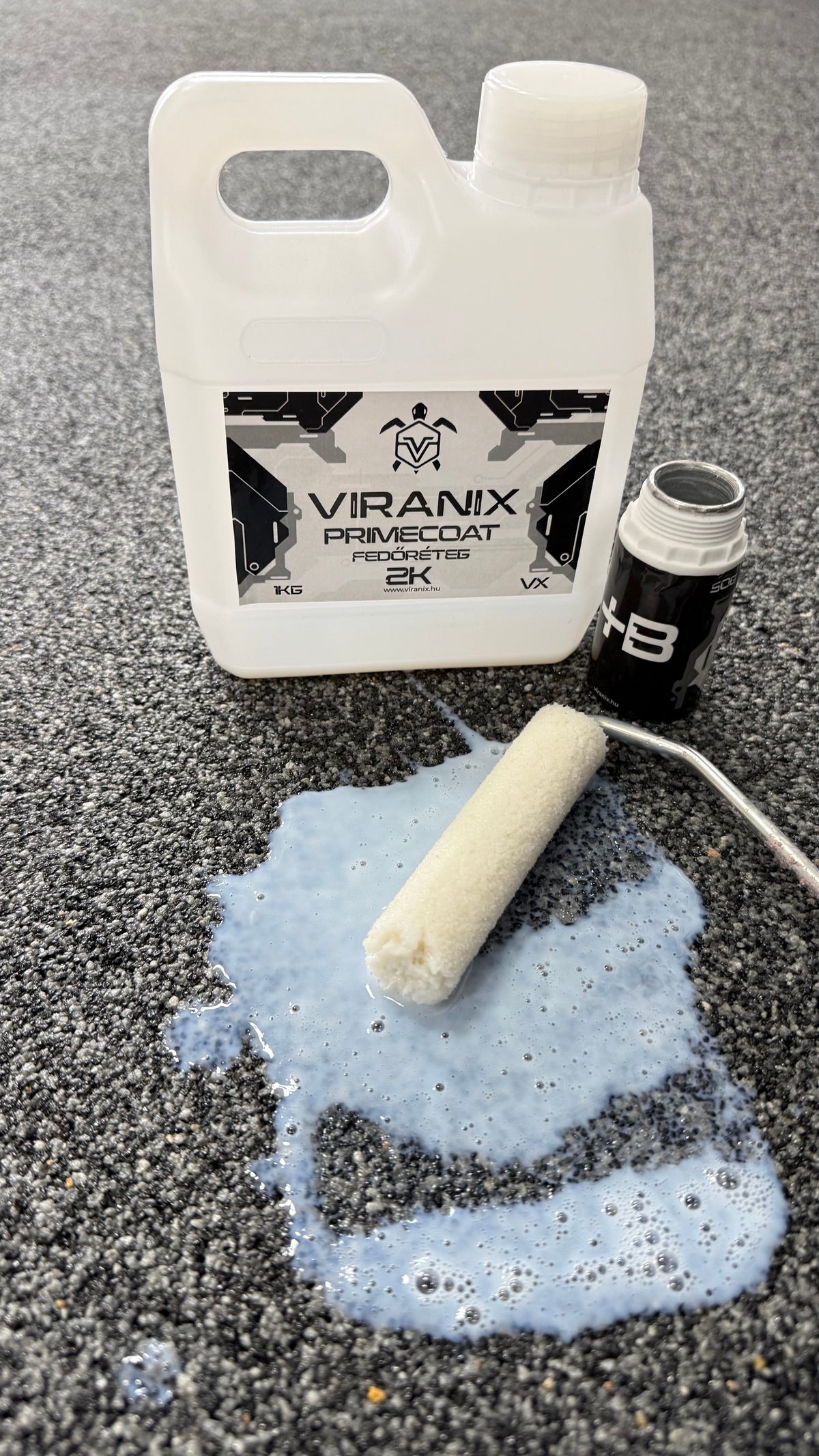 VIRANIX 1K Kőszőnyeg PRIMECOAT 2K fedőréteg: lépésről lépésre