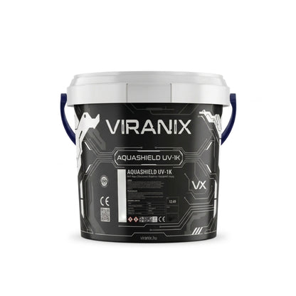 VIRANIX AQUASHIELD UV-1K impermeabilizzante liquido poliuretanico, secchio 5 kg – resistente ai UV, elasticità 600%