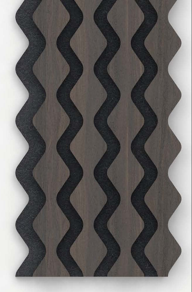 VIRANIX Hullámos Akusztikai Falpanel – Rhomb Ripple 218