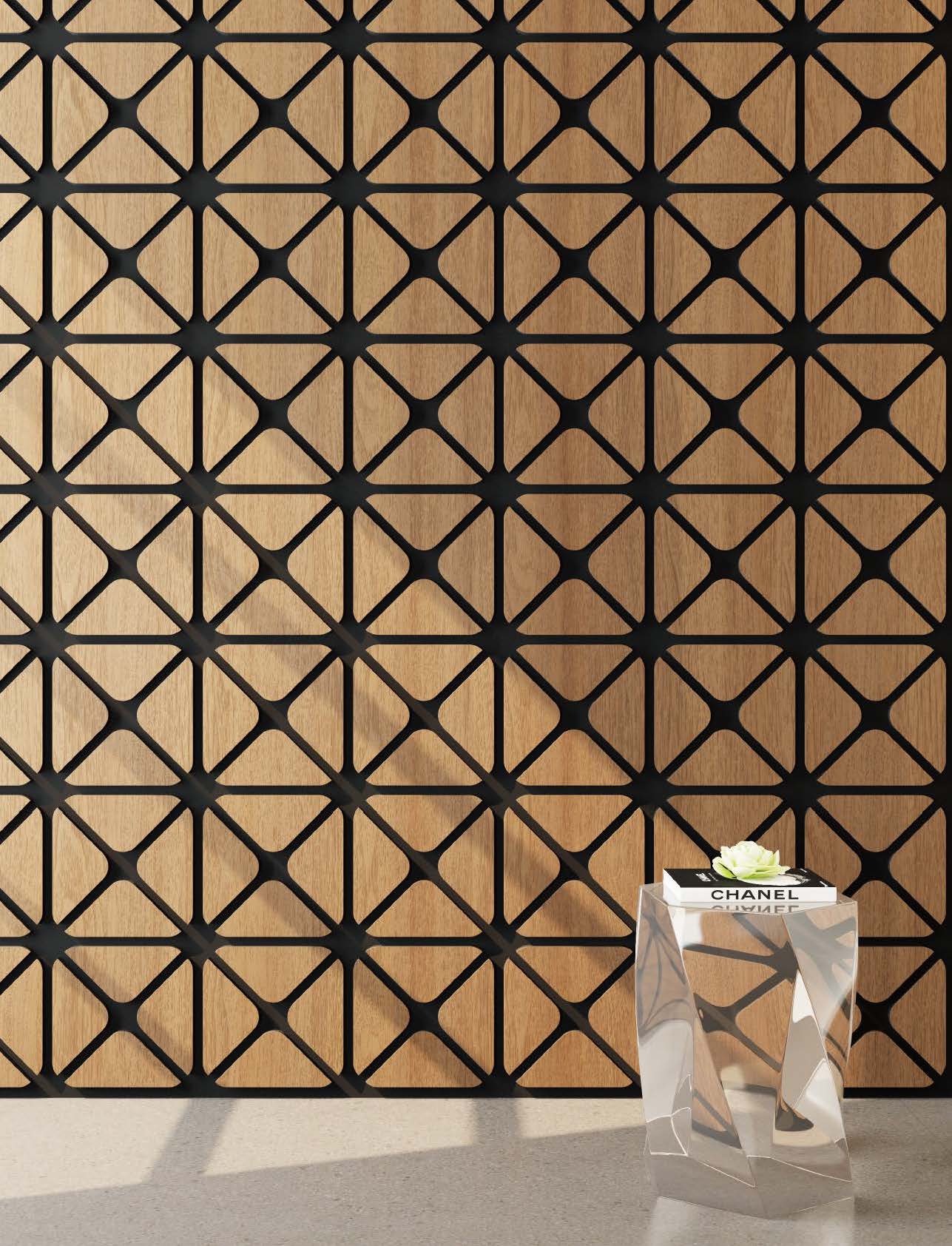 VIRANIX Prémium Akusztikus Falpanel és Hangelnyelő Dekorrács